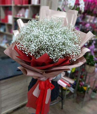 Букет цветов из: Гипсофила в Каменске-Шахтинском