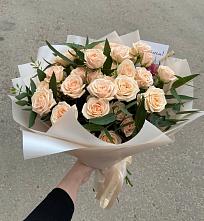 Букет Кремовые розы Латте в Каменске-Шахтинском