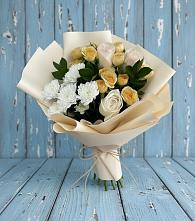 Букет цветов из:  Розы и Хризантемы в Каменске-Шахтинском