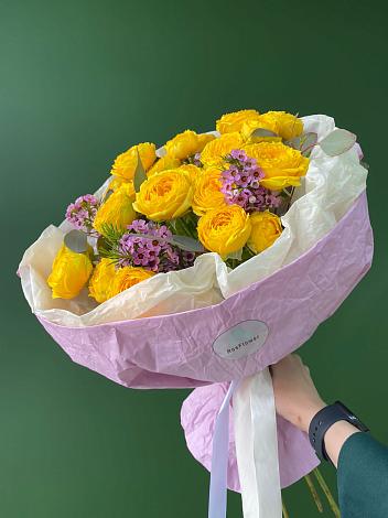 Букет Кустовые желтые розы в Каменске-Шахтинском