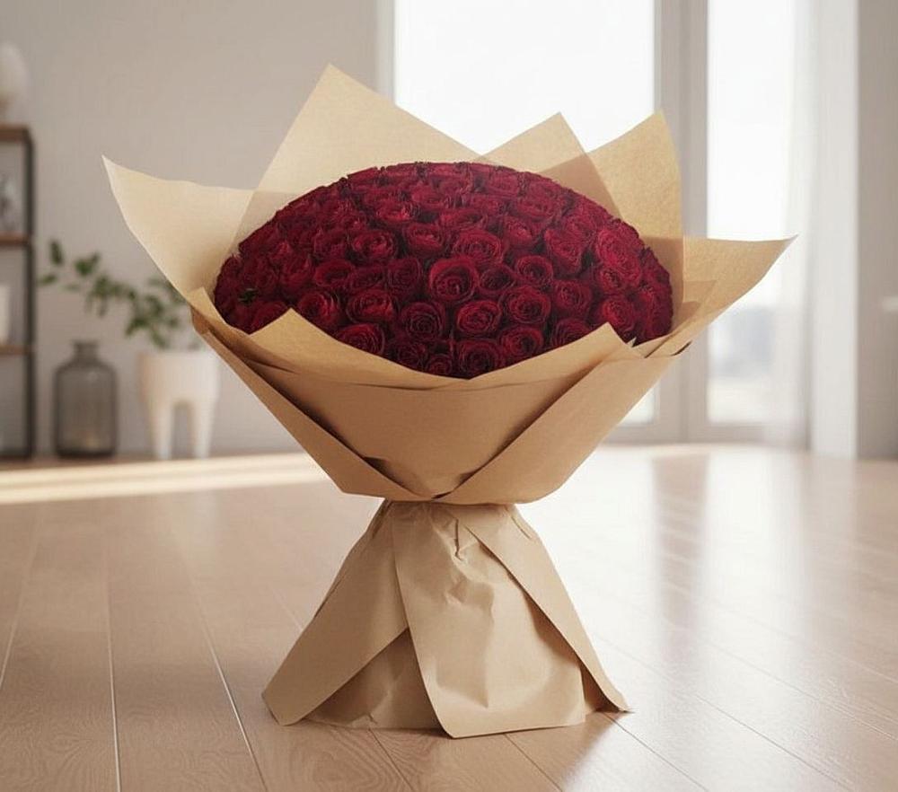 Букет 101 Красная роза в Каменске-Шахтинском