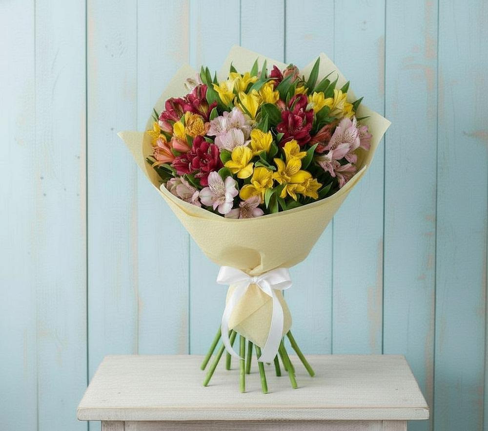 Букет цветов из: Альстромерии в Каменске-Шахтинском