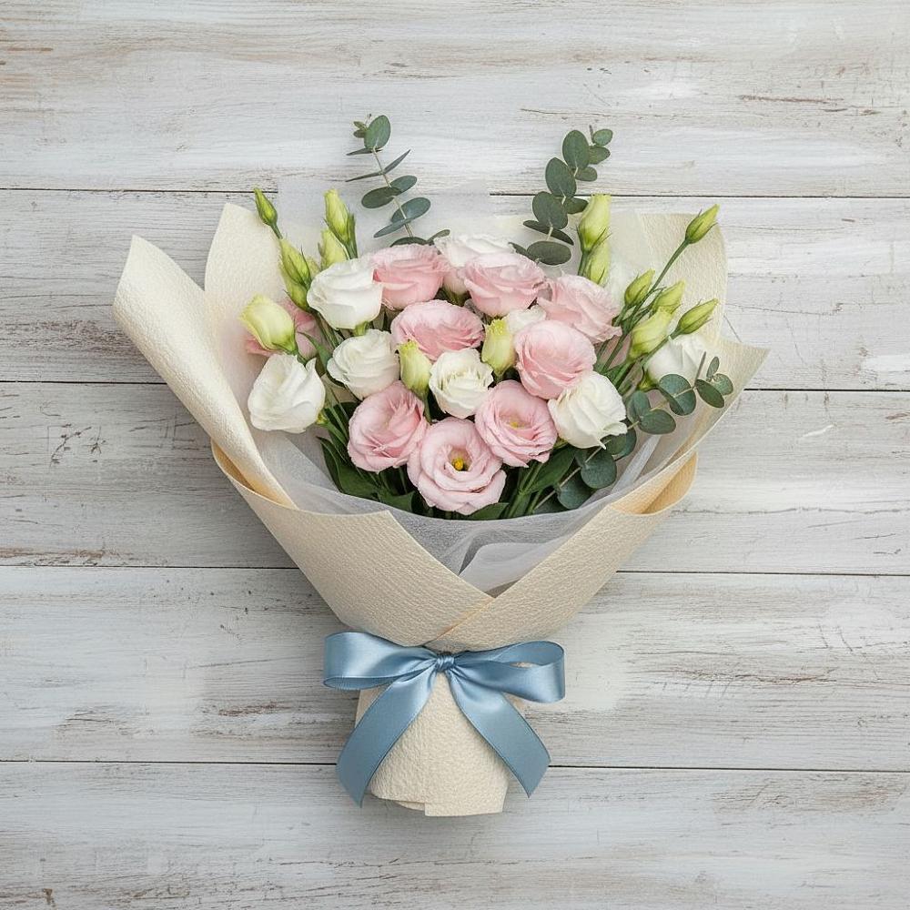 Букет цветов из: Лизиантусы в Каменске-Шахтинском